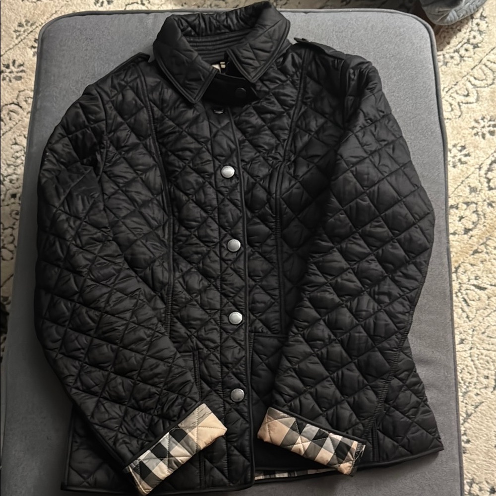 Burberry Black Quilted Jacket